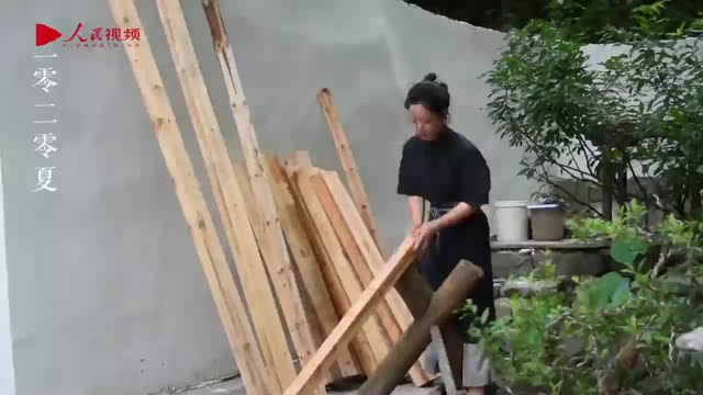 厉害！90后女孩用榫卯技术自建故宫亭