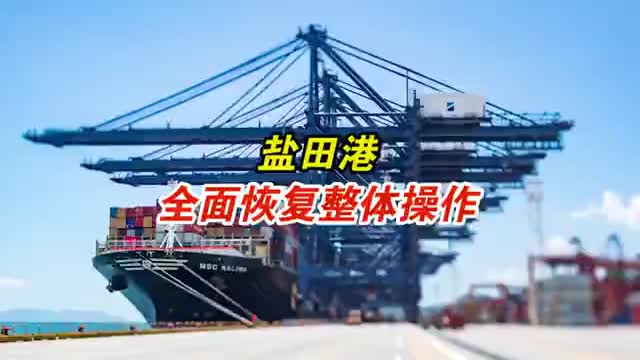 盐田港全面恢复整体操作