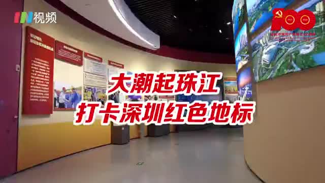 打卡大潮起珠江展览