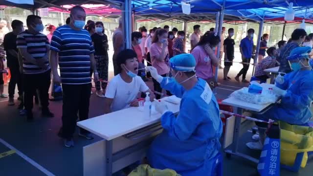 采样点单日扫码2660人次，这名社工手速超快成“扫码王”